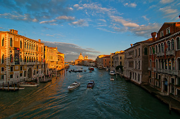 Image showing Venice Italy grand canal view