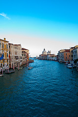 Image showing Venice Italy grand canal view