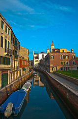 Image showing Venice Italy unusual pittoresque view