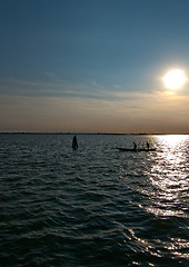 Image showing Italy Venice lagune from  Burano island