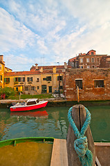 Image showing Venice Italy unusual pittoresque view