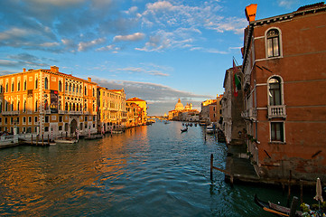 Image showing Venice Italy grand canal view