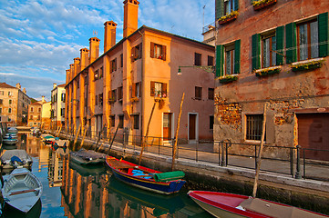 Image showing Venice Italy unusual pittoresque view