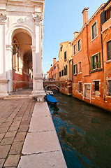 Image showing Venice Italy scuola San Rocco back view
