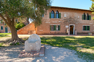 Image showing Venice Italy Torcello Attila’s throne