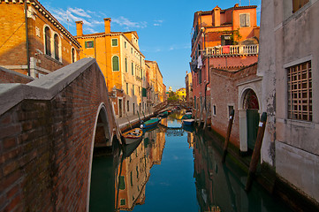 Image showing Venice Italy unusual pittoresque view