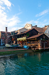 Image showing Venice Italy San Trovaso squero view