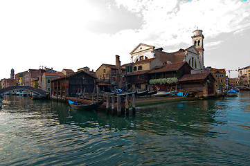 Image showing Venice Italy San Trovaso squero view