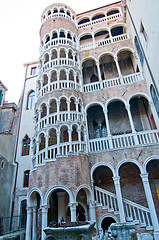 Image showing Venice Italy Scala Contarini del Bovolo