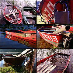 Image showing Boats collage