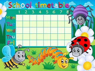 Image showing School timetable topic image 6