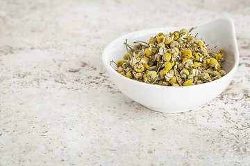 Image showing dried chamomile flowers