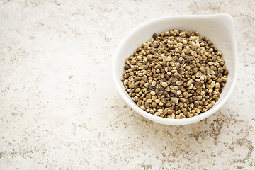 Image showing dry hemp seeds