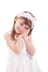 Image showing Portrait of cute smiling little girl