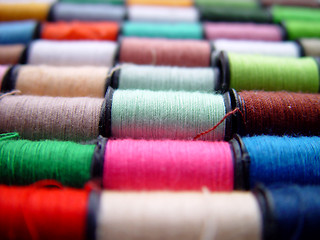 Image showing Colour thread