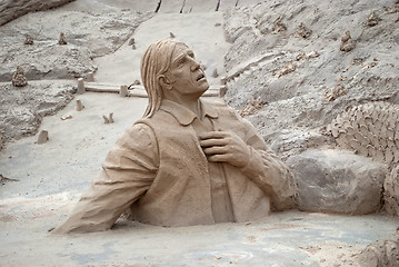 Image showing Sand sculpture.