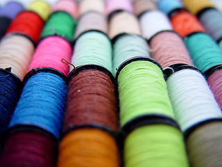 Image showing Colour thread