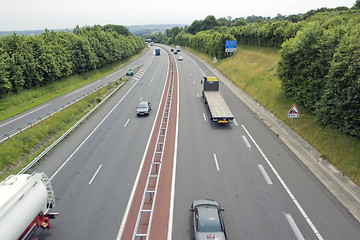 Image showing highway scenery in France