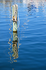 Image showing Mooring pole