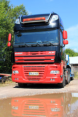 Image showing DAF XF 105 Truck with Reflection