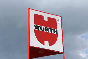 Image showing Sign Wurth against Sky