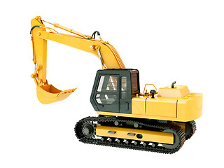 Image showing Excavator isolated 