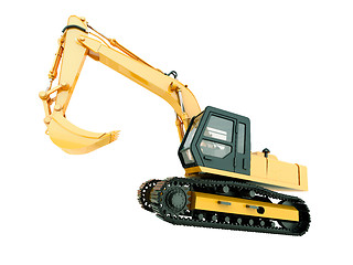 Image showing Excavator isolated 