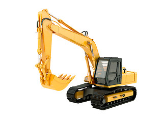 Image showing Excavator isolated 