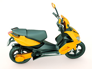 Image showing Modern scooter