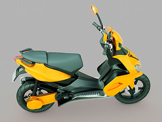 Image showing Modern scooter