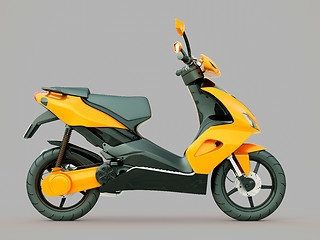 Image showing Modern scooter