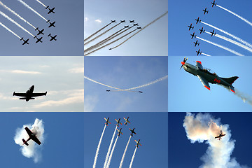 Image showing Planes collage