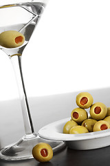 Image showing Vodka Martini Still Life