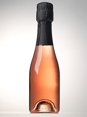 Image showing bottle of pink sparkling wine