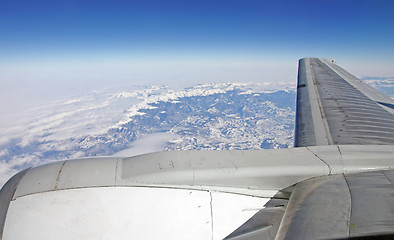 Image showing View from a jet plane