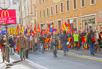 Image showing Public workers strike