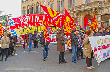 Image showing Public workers strike