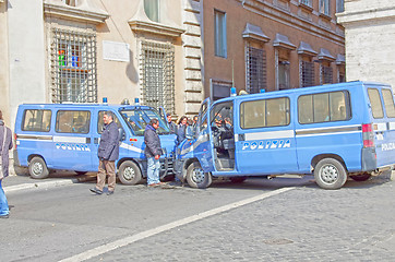 Image showing Blocked street