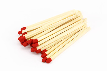 Image showing Group of wooden matches