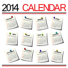 Image showing 2014 Calendar