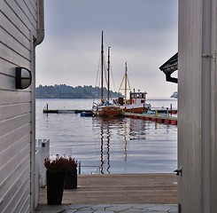 Image showing Norwegian town