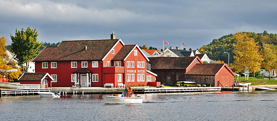 Image showing Lillesand port