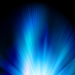 Image showing Blue color design with a burst. EPS 10