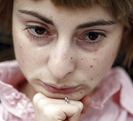 Image showing Portret of a young woman