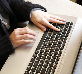 Image showing laptop keyboard