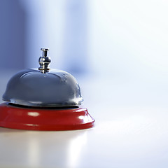 Image showing Close up photo of a bell 