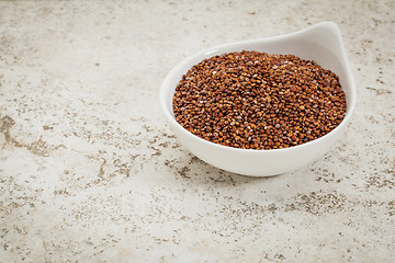 Image showing red quinoa grain