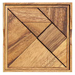 Image showing tangram - Chinese puzzle game