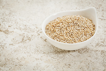Image showing unhulled sesame seeds