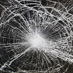 Image showing Broken glass 